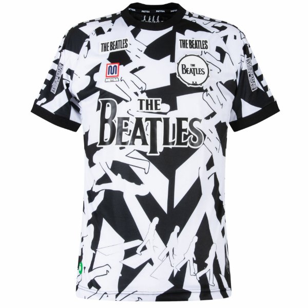 Meyba x The Beatles AOP Voetbalshirt - Wit/ Zwart