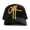 Off The Pitch - The Sage Trucker Cap - Black/ Yellow