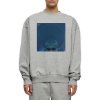 Zidane Oversized Crewneck Sweater - Grey