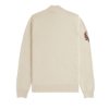 Fred Perry - Laurel Wreath Mock Neck Jumper - Oatmeal