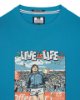 Weekend Offender - Opus Graphic T-Shirt - Kingfisher Blue