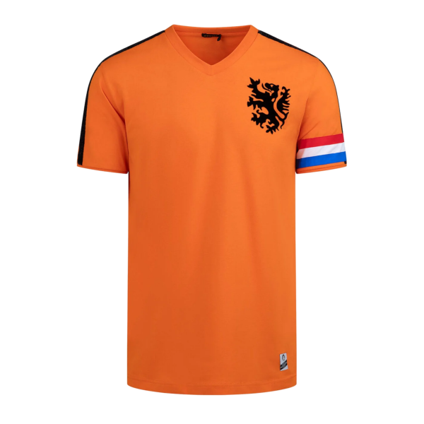 Cruyff - Holland Aanvoerder Retro Voetbalshirt WK 1974 + Nummer 14