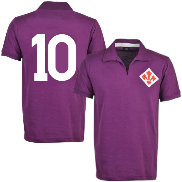 Immagine di Maglia vintage Fiorentina anni 1970 + Numero 10 (Antognoni)