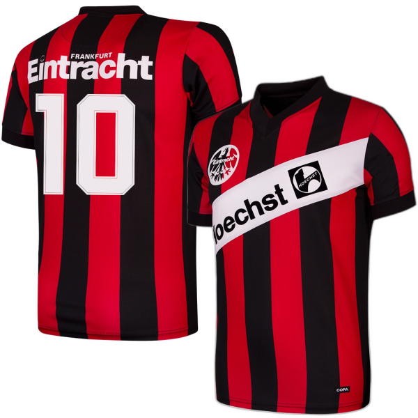 Eintracht Frankfurt Retro Football Shirt 1990-1991 + Number 10 (Möller)