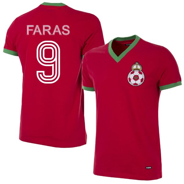 Morocco Retro Football Shirt 1970's + Faras 9