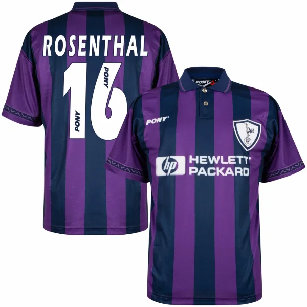 Immagine di Pony - Seconda Maglia Storica da Calcio Tottenham Hotspur 1995-1996 + Rosenthal 16