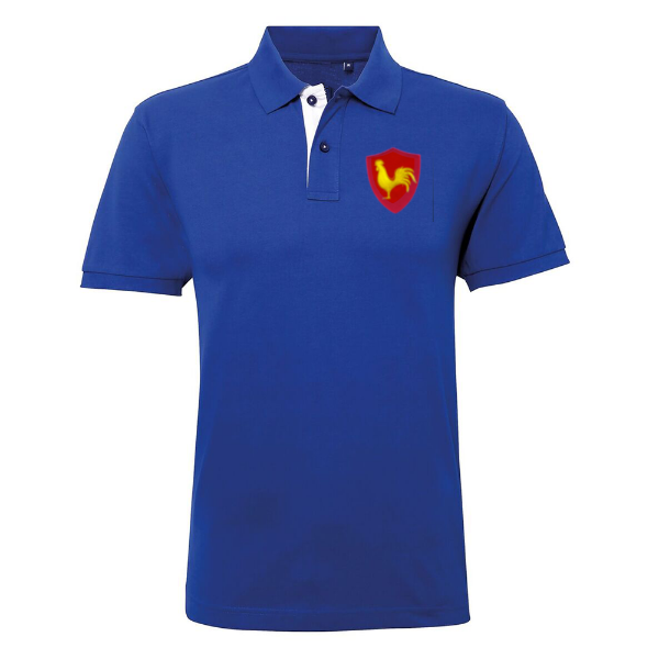 Immagine di Rugby Vintage - Francia Polo - Blu